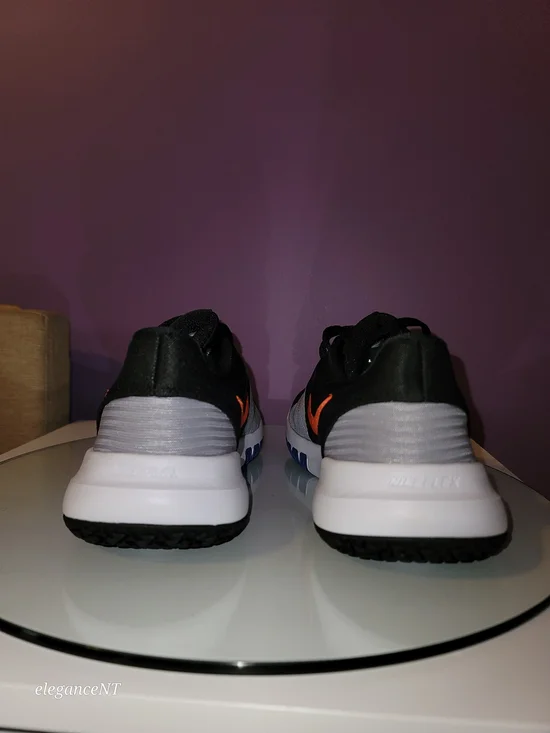 Nike Flex Control TR4 Men’s Gray, Black & Orange Training Sneakers Sz: 8.5 - Picture 7 of 8